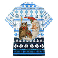 Owl Love Santa Moon Christmas Family Matching Summer Maxi Dress and Hawaiian Shirt Xmas Holiday Patterns - Wonder Print Shop