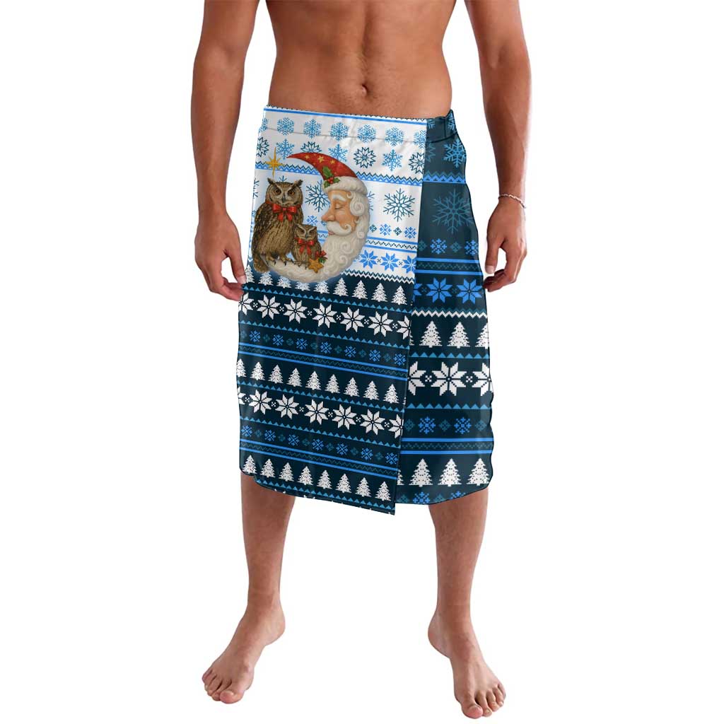 Owl Love Santa Moon Christmas Lavalava Xmas Holiday Patterns - Wonder Print Shop