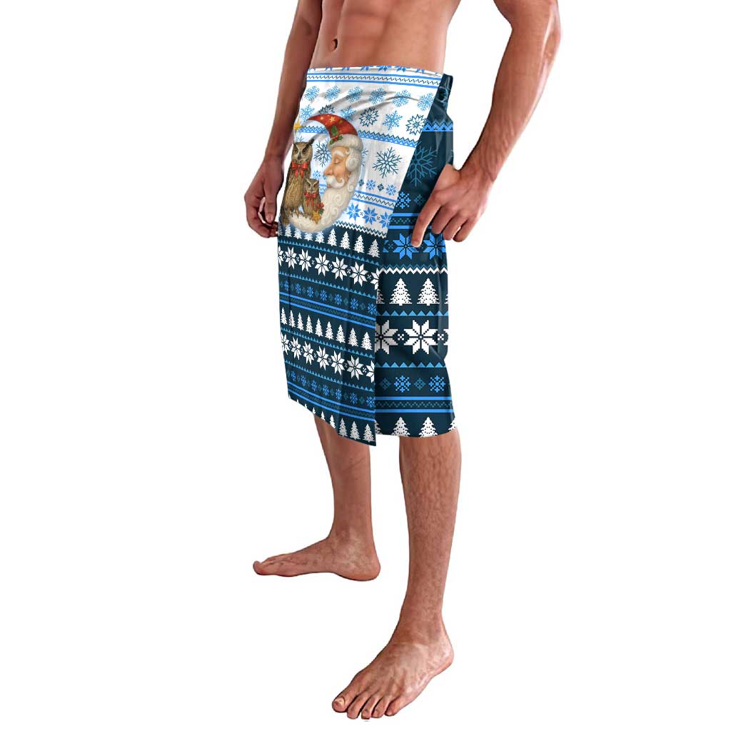 Owl Love Santa Moon Christmas Lavalava Xmas Holiday Patterns - Wonder Print Shop