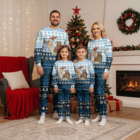 Owl Love Santa Moon Christmas Pajama Set Xmas Holiday Patterns - Wonder Print Shop