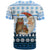 Owl Love Santa Moon Christmas T Shirt Xmas Holiday Patterns - Wonder Print Shop