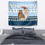 Owl Love Santa Moon Christmas Tapestry Xmas Holiday Patterns - Wonder Print Shop
