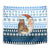 Owl Love Santa Moon Christmas Tapestry Xmas Holiday Patterns - Wonder Print Shop