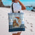 Owl Love Santa Moon Christmas Tote Bag Xmas Holiday Patterns - Wonder Print Shop