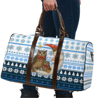 Owl Love Santa Moon Christmas Travel Bag Xmas Holiday Patterns - Wonder Print Shop