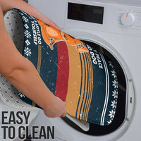 Peace Love And Dog Christmas Bathroom Set Xmas Holiday Patterns - Wonder Print Shop