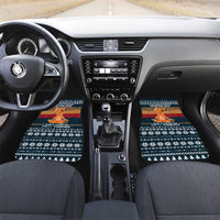 Peace Love And Dog Christmas Car Mats Xmas Holiday Patterns - Wonder Print Shop