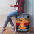 Peace Love And Dog Christmas Luggage Cover Xmas Holiday Patterns - Wonder Print Shop