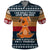 Peace Love And Dog Christmas Polo Shirt Xmas Holiday Patterns - Wonder Print Shop