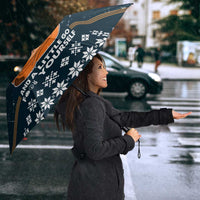 Peace Love And Dog Christmas Umbrella Xmas Holiday Patterns - Wonder Print Shop