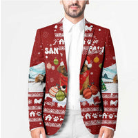 Pekingese Dog I Believe In Santa Paws Christmas Blazer Xmas Holiday Patterns - Wonder Print Shop