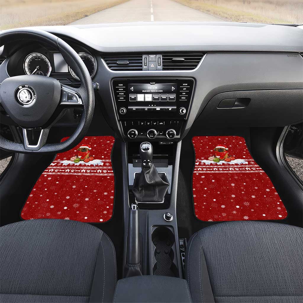 Pekingese Dog I Believe In Santa Paws Christmas Car Mats Xmas Holiday Patterns - Wonder Print Shop