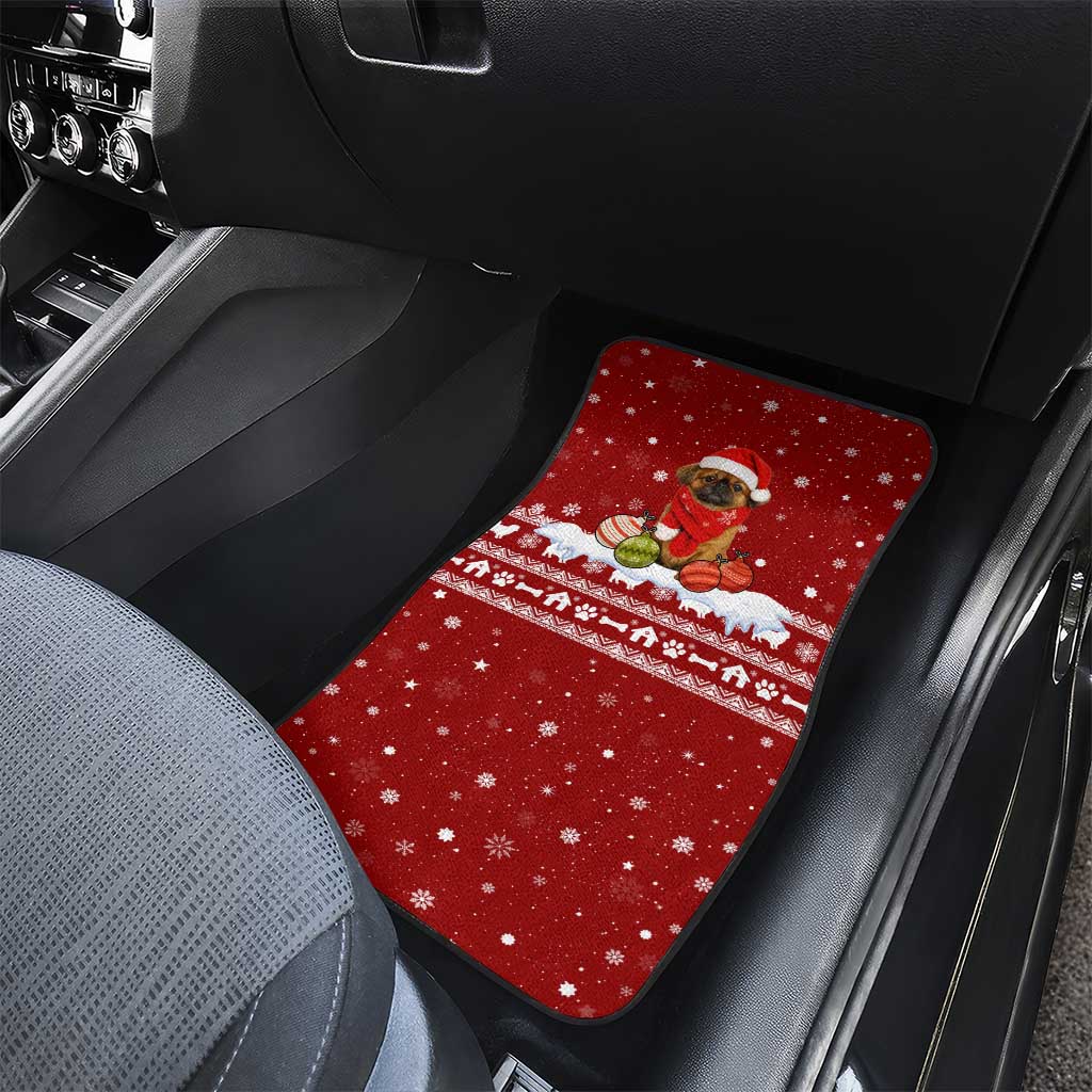 Pekingese Dog I Believe In Santa Paws Christmas Car Mats Xmas Holiday Patterns - Wonder Print Shop