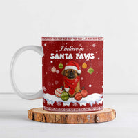 Pekingese Dog I Believe In Santa Paws Christmas Ceramic Mug Xmas Holiday Patterns - Wonder Print Shop