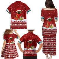 Pekingese Dog I Believe In Santa Paws Christmas Family Matching Puletasi and Hawaiian Shirt Xmas Holiday Patterns - Wonder Print Shop