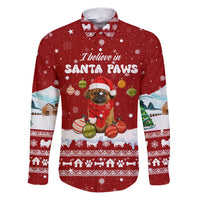 Pekingese Dog I Believe In Santa Paws Christmas Family Matching Puletasi and Hawaiian Shirt Xmas Holiday Patterns - Wonder Print Shop