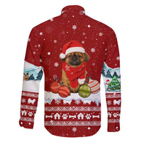Pekingese Dog I Believe In Santa Paws Christmas Family Matching Short Sleeve Bodycon Dress and Hawaiian Shirt Xmas Holiday Patterns - Wonder Print Shop