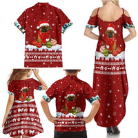 Pekingese Dog I Believe In Santa Paws Christmas Family Matching Summer Maxi Dress and Hawaiian Shirt Xmas Holiday Patterns - Wonder Print Shop