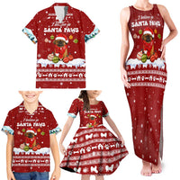 Pekingese Dog I Believe In Santa Paws Christmas Family Matching Tank Maxi Dress and Hawaiian Shirt Xmas Holiday Patterns - Wonder Print Shop