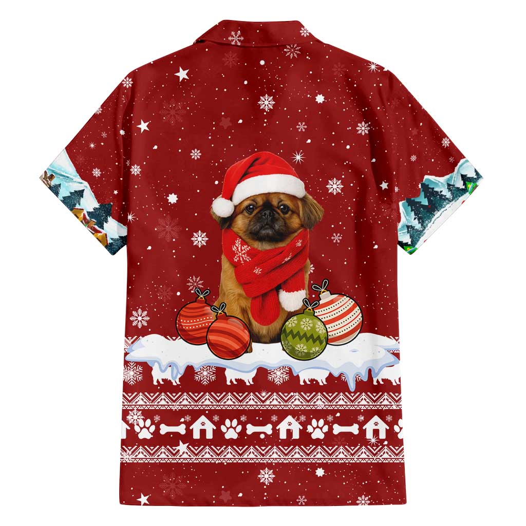 Pekingese Dog I Believe In Santa Paws Christmas Family Matching Tank Maxi Dress and Hawaiian Shirt Xmas Holiday Patterns - Wonder Print Shop