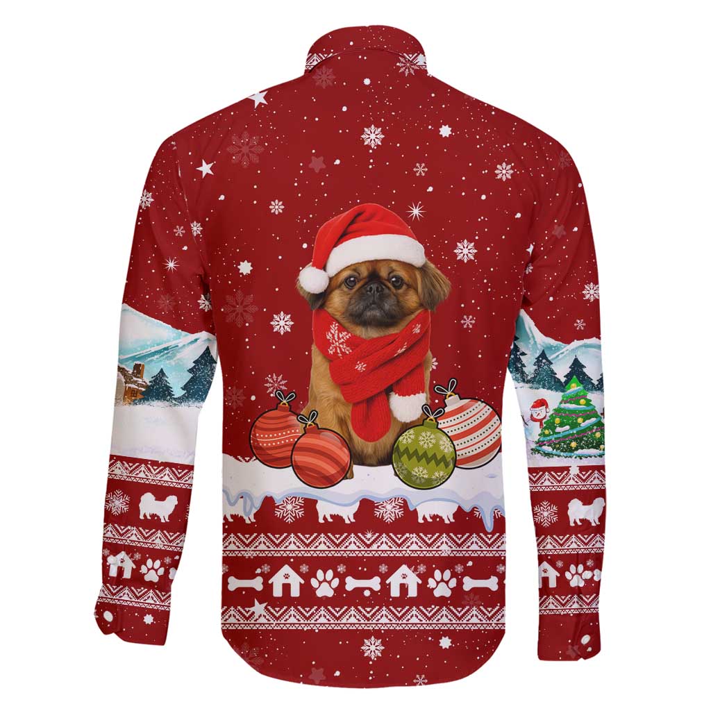 Pekingese Dog I Believe In Santa Paws Christmas Family Matching Tank Maxi Dress and Hawaiian Shirt Xmas Holiday Patterns - Wonder Print Shop
