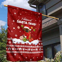 Pekingese Dog I Believe In Santa Paws Christmas Garden Flag Xmas Holiday Patterns - Wonder Print Shop