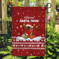 Pekingese Dog I Believe In Santa Paws Christmas Garden Flag Xmas Holiday Patterns - Wonder Print Shop