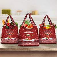 Pekingese Dog I Believe In Santa Paws Christmas Grocery Bag Xmas Holiday Patterns - Wonder Print Shop
