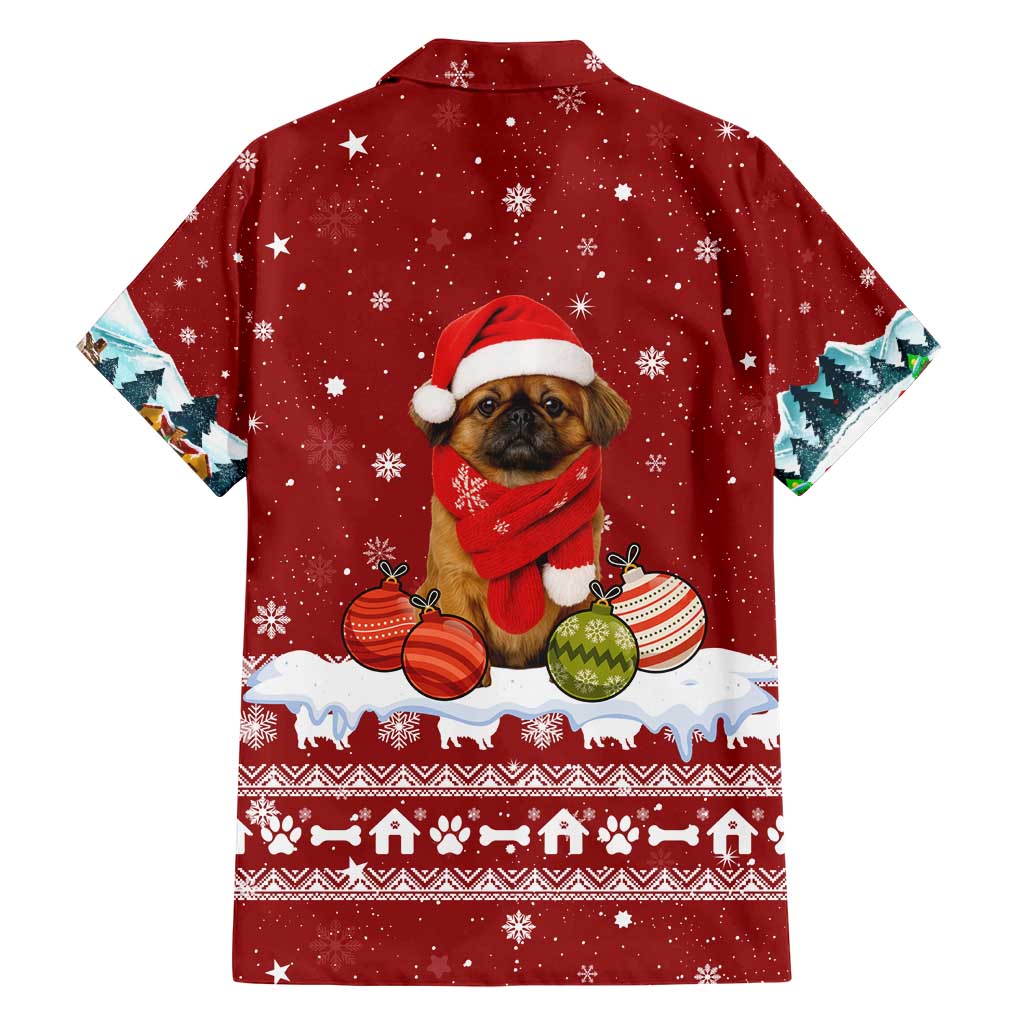 Pekingese Dog I Believe In Santa Paws Christmas Hawaiian Shirt Xmas Holiday Patterns - Wonder Print Shop