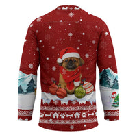 Pekingese Dog I Believe In Santa Paws Christmas Hockey Jersey Xmas Holiday Patterns - Wonder Print Shop