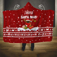 Pekingese Dog I Believe In Santa Paws Christmas Hooded Blanket Xmas Holiday Patterns - Wonder Print Shop