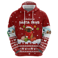Pekingese Dog I Believe In Santa Paws Christmas Hoodie Xmas Holiday Patterns - Wonder Print Shop