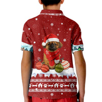 Pekingese Dog I Believe In Santa Paws Christmas Kid Polo Shirt Xmas Holiday Patterns - Wonder Print Shop