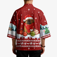 Pekingese Dog I Believe In Santa Paws Christmas Kimono Xmas Holiday Patterns - Wonder Print Shop