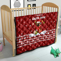Pekingese Dog I Believe In Santa Paws Christmas Quilt Xmas Holiday Patterns - Wonder Print Shop