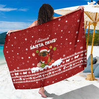 Pekingese Dog I Believe In Santa Paws Christmas Sarong Xmas Holiday Patterns - Wonder Print Shop