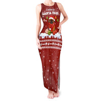 Pekingese Dog I Believe In Santa Paws Christmas Tank Maxi Dress Xmas Holiday Patterns - Wonder Print Shop