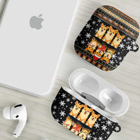Pembroke Welsh Corgi Dog Christmas AirPods Case Xmas Holiday Patterns - Wonder Print Shop