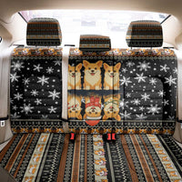 Pembroke Welsh Corgi Dog Christmas Back Car Seat Cover Xmas Holiday Patterns - Wonder Print Shop