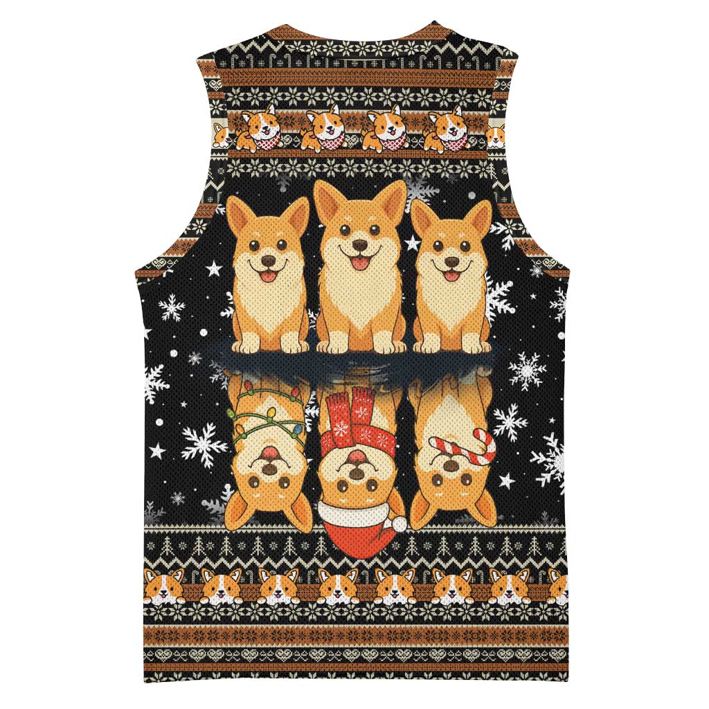 Pembroke Welsh Corgi Dog Christmas Basketball Jersey Xmas Holiday Patterns - Wonder Print Shop