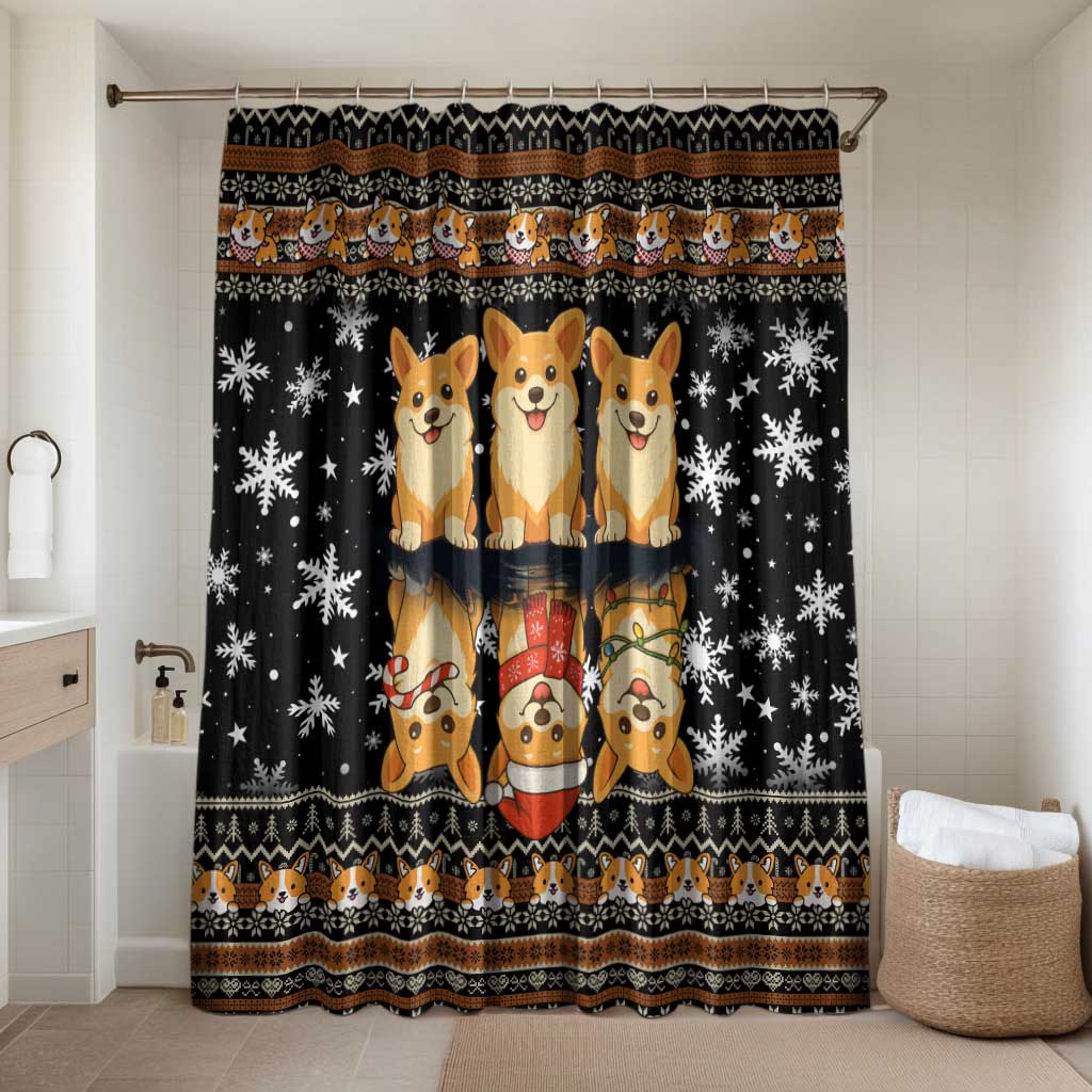 Pembroke Welsh Corgi Dog Christmas Bathroom Set Xmas Holiday Patterns - Wonder Print Shop