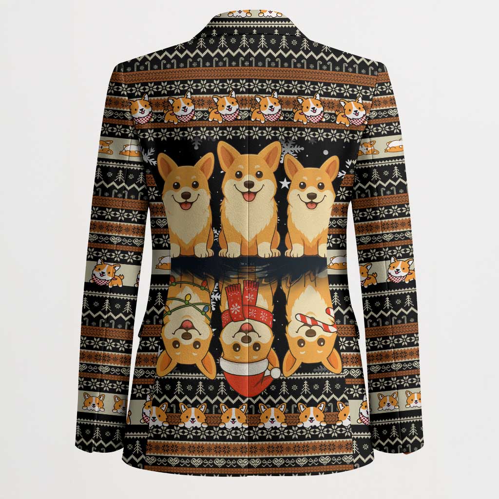 Pembroke Welsh Corgi Dog Christmas Blazer Xmas Holiday Patterns - Wonder Print Shop