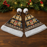Pembroke Welsh Corgi Dog Christmas Santa Hat Xmas Holiday Patterns - Wonder Print Shop