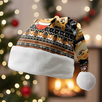 Pembroke Welsh Corgi Dog Christmas Santa Hat Xmas Holiday Patterns - Wonder Print Shop