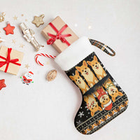 Pembroke Welsh Corgi Dog Christmas Stocking Xmas Holiday Patterns - Wonder Print Shop