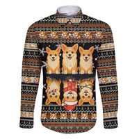 Pembroke Welsh Corgi Dog Christmas Family Matching Puletasi and Hawaiian Shirt Xmas Holiday Patterns - Wonder Print Shop