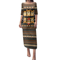 Pembroke Welsh Corgi Dog Christmas Family Matching Puletasi and Hawaiian Shirt Xmas Holiday Patterns - Wonder Print Shop