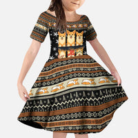 Pembroke Welsh Corgi Dog Christmas Family Matching Tank Maxi Dress and Hawaiian Shirt Xmas Holiday Patterns - Wonder Print Shop