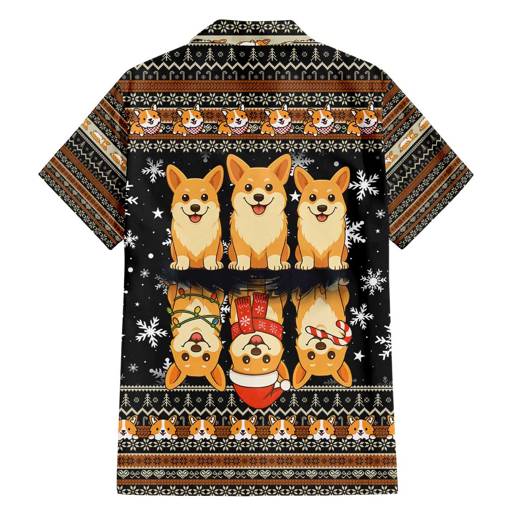 Pembroke Welsh Corgi Dog Christmas Hawaiian Shirt Xmas Holiday Patterns - Wonder Print Shop
