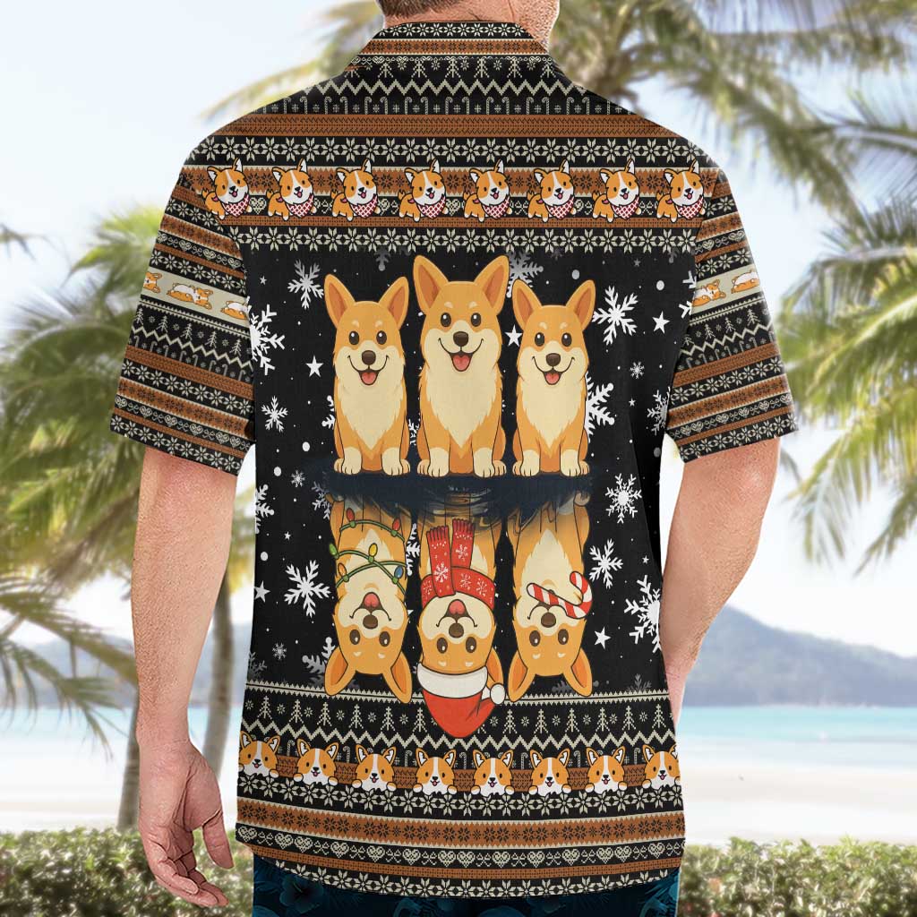 Pembroke Welsh Corgi Dog Christmas Hawaiian Shirt Xmas Holiday Patterns - Wonder Print Shop